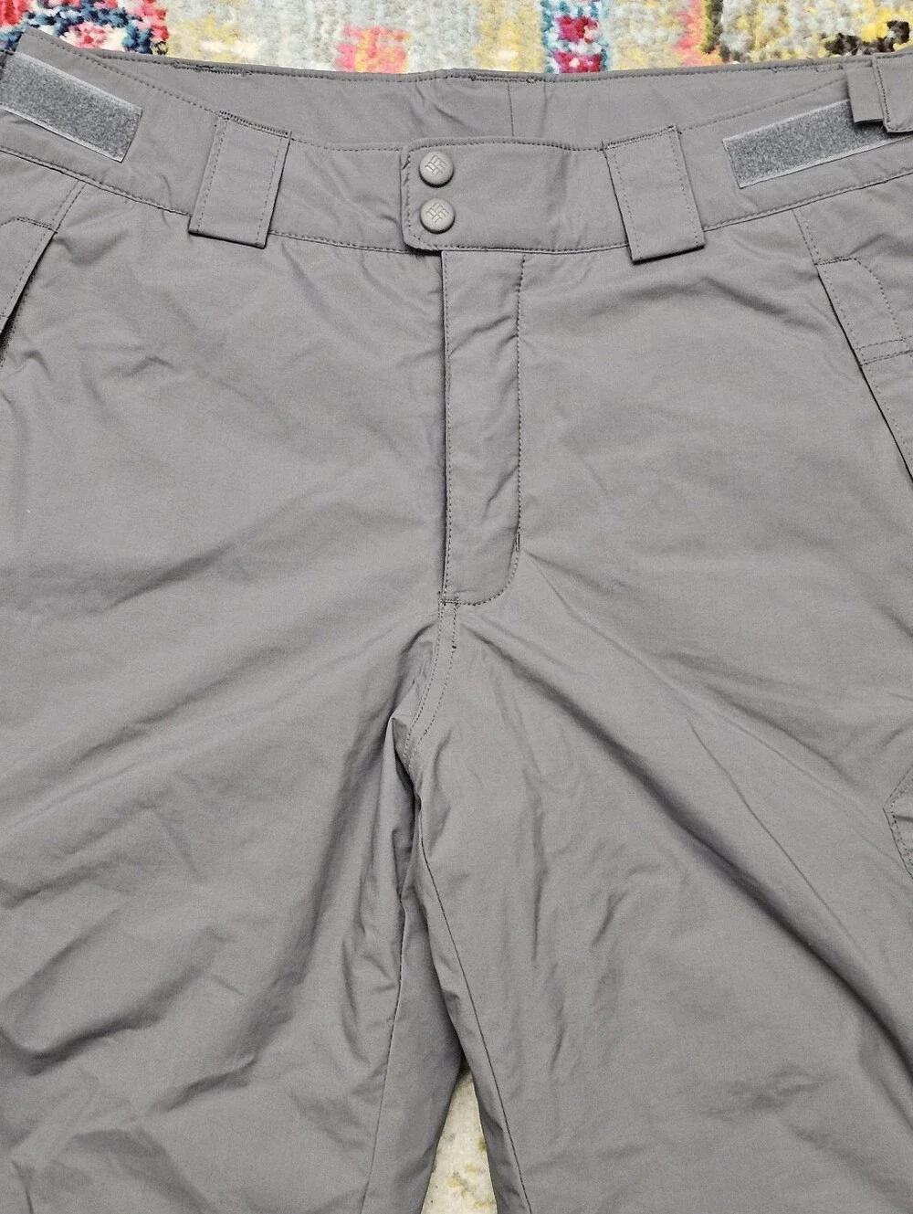 Columbia Mens Small Gray Snow Bugaboo Omni-Tech Skiing Pants